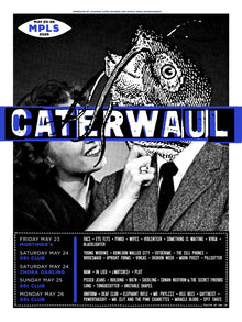  Caterwaul 2025 Silk Screen Show Poster Miss AmyJo Signed Numbered