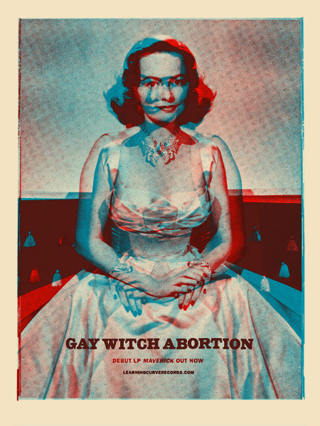 Gay Witch Abortion Tour Poster Mavrick Promo Screen Print